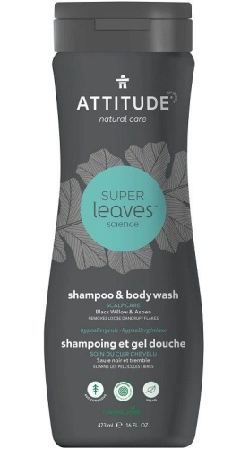 Attitude Super Leaves Shampoo & Body Wash Zwarte Wilg & Espen