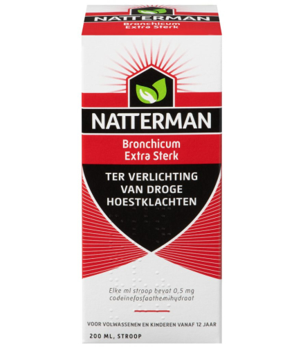200 ml Natterman Bronchicum Extra Sterk Stroop