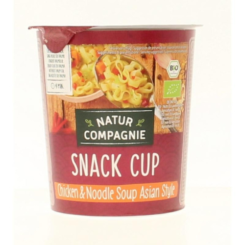 Natur Compagnie Snack Cup Chicken & Noodle Soep Biologisch