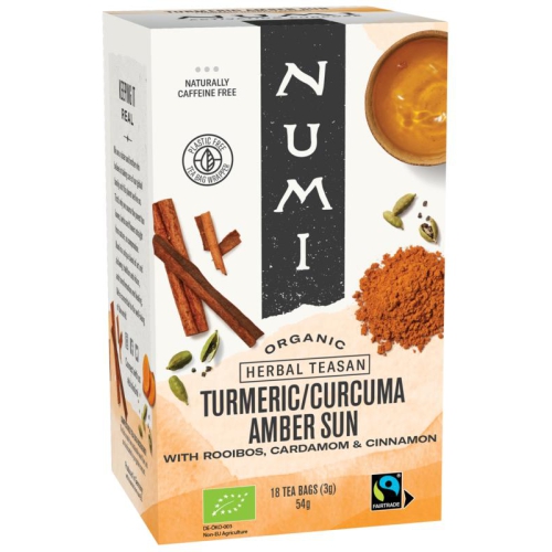 Numi Organic Tea Turmeric Tea Amber Sun Biologisch 12 Tüte