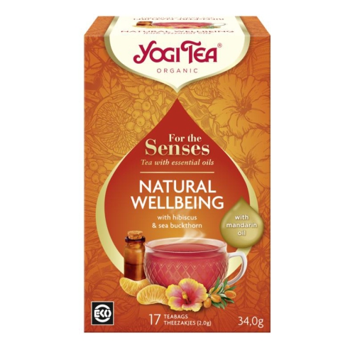 Yogi Tea For the Senses Natural Wellbeing Biologisch 17 Tüte