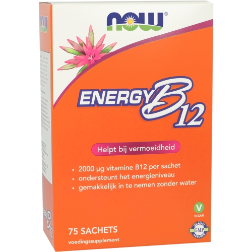 75 Sachets NOW Energy B12 2000 mcg