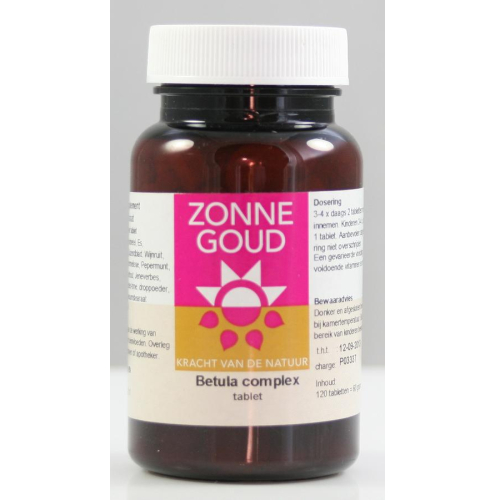 120 Tabletten Zonnegoud Betula Complex