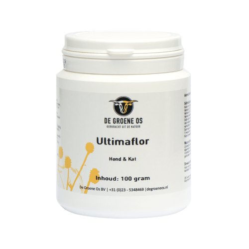 100 gram De Groene Os Veterinair Ultimaflor Hond & Kat
