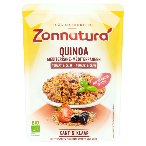Zonnatura Quinoa met Tomaat & Olijf Biologisch 250 Gramm