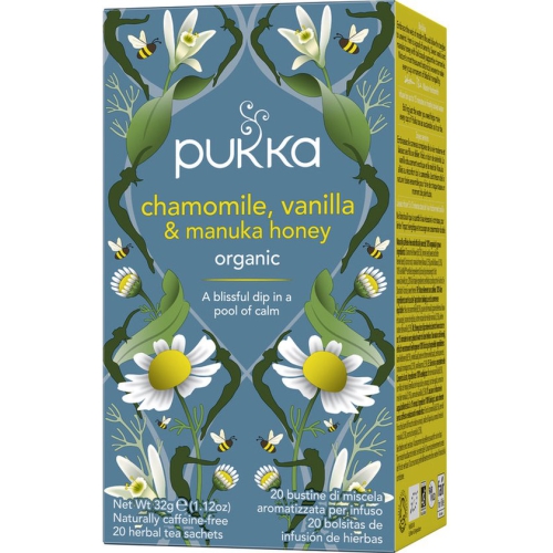 Pukka Chamomile, Vanilla & Manuka Honey Thee Biologisch 20 Tüte