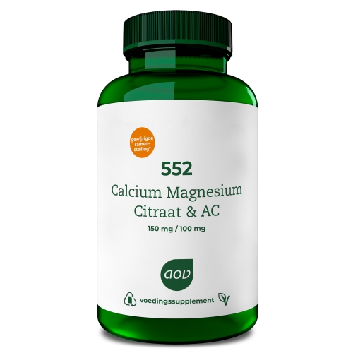 60 Tabletten AOV 552 Calcium Magnesium Citraat & AC 150 mg 100 mg