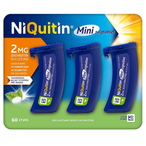  Niquitin Mini Zuigtablet 2 mg Nicotine