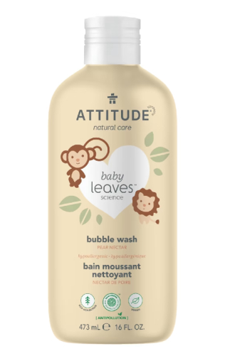 baby-leaves-bubble-wash-pear-nectar-attitude-473-ml