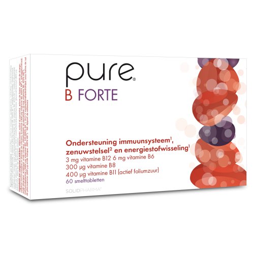 60 smelttabletjes Solidpharma Pure B Forte