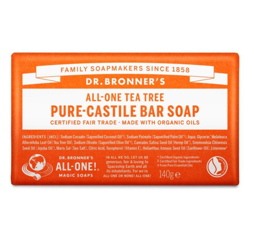Dr. Bronner's Pure-Castile Bar Soap Tea Tree