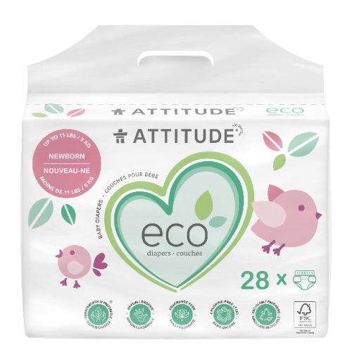 Attitude Luiers Newborn (tot 5 kg) Ecologisch