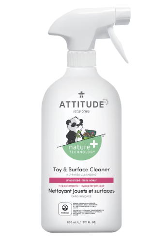 Attitude Little Ones Speelgoed & Oppervlaktereiniger Fragrance Free 800 Ml