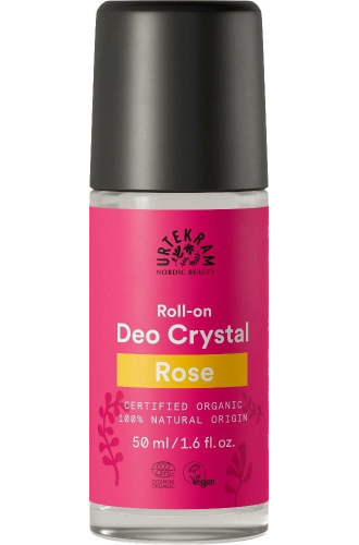 Urtekram Rose Roll-On Deo Crystal