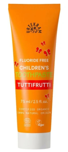 Urtekram Children's Toothpaste Tuttifrutti No Fluoride 75 Ml