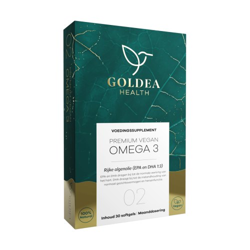 30 softgels Goldea Health Premium Vegan Omega 3 02.
