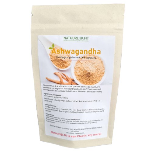 60 capsules Natuurlijk.Fit Ashwagandha