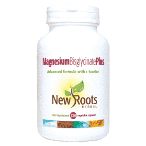 120 capsules New Roots Herbal Magnesium Bisglycinate Plus