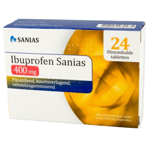 24 tabletten Sanias Ibuprofen 400 mg