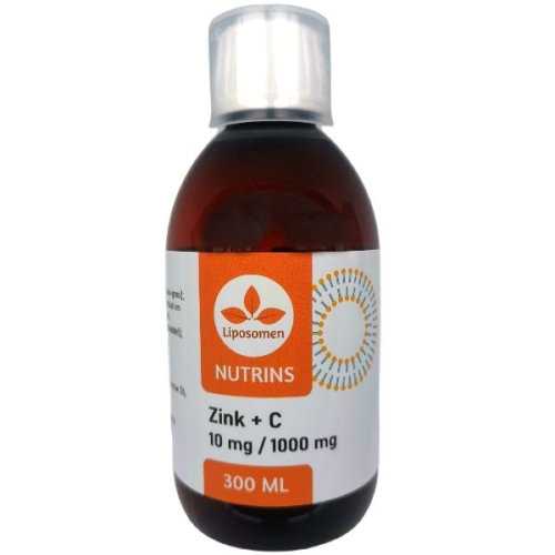 300 Ml Nutrins Liposomaal Zink + Vitamine C 10 mg 1000 mg