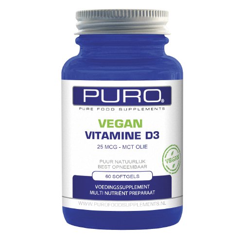 Puro Food Supplements Vitamine D3 Vegan