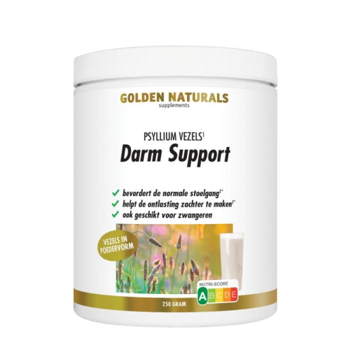 250 Gramm Golden Naturals Darm Support Psyllium Vezels