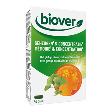 45 capsules Biover Geheugen & Concentratie