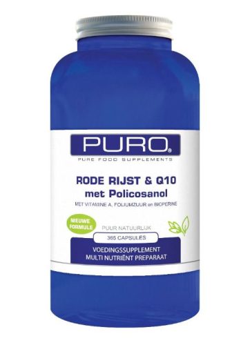 365 capsules Puro Food Supplements Rode Rijst & Q10 met Policosanol
