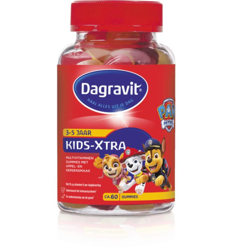 60 gummies Dagravit Kids-Xtra Multivitaminen