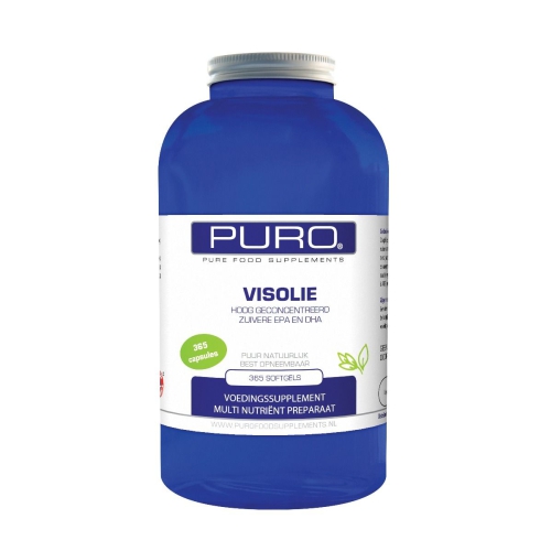 365 softgels Puro Food Supplements Visolie