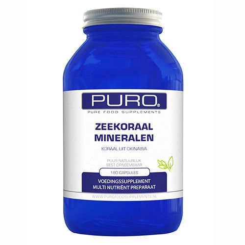 180 capsules Puro Food Supplements Zeekoraal Mineralen