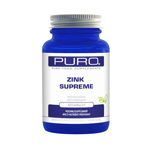 60 capsules Puro Food Supplements Zink Supreme