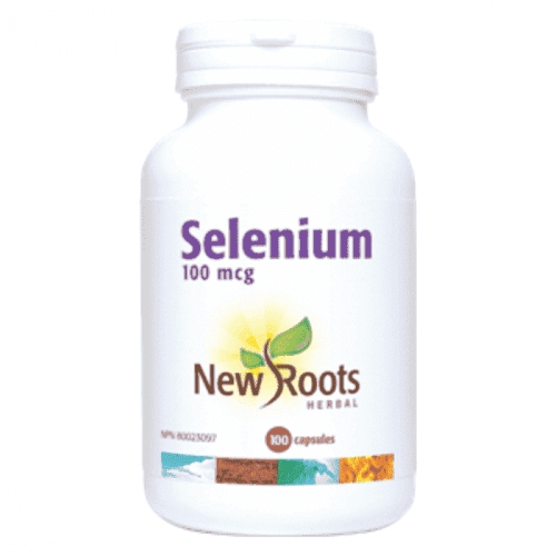100 capsules New Roots Herbal Selenium 100mcg