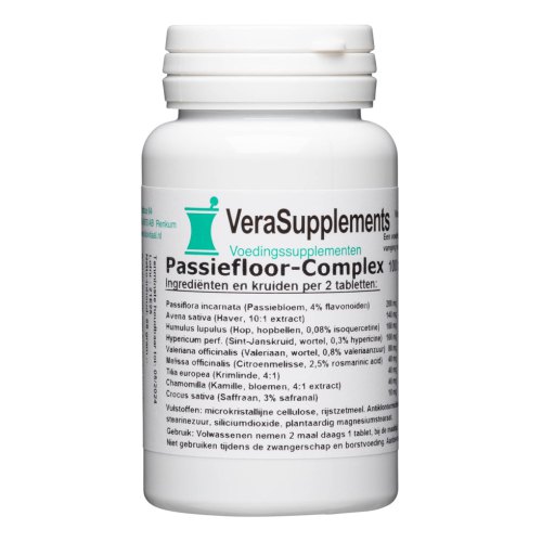 100 tabletten VeraSupplements Passiefloor-Complex