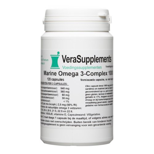 VeraSupplements Marine Omega 3-Complex 1000 mg 120 Kapseln