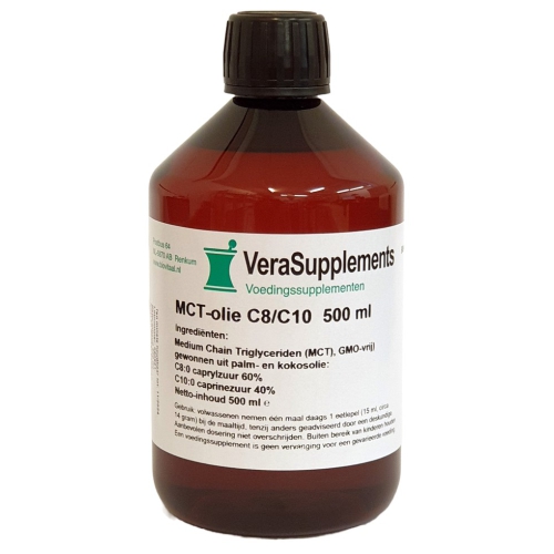 VeraSupplements MCT-Olie C8-C10 500 ml