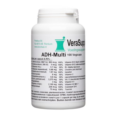 100 capsules VeraSupplements ADH-Multi