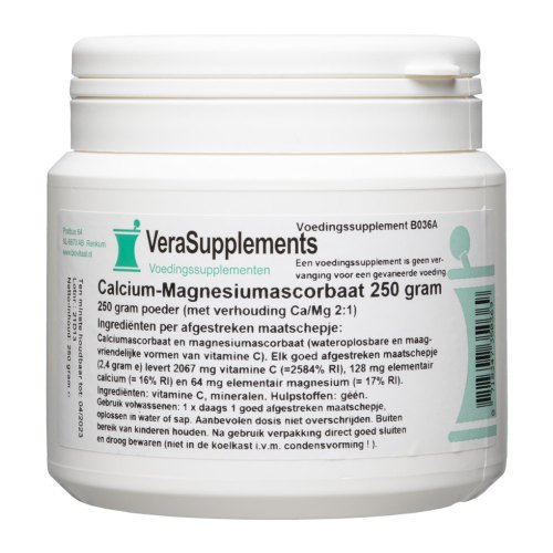 VeraSupplements Calcium Magnesiumascorbaat Poeder