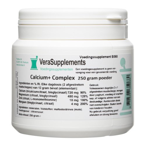 250 gram VeraSupplements Calcium+ Complex Poeder