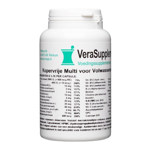 VeraSupplements Kopervrije Multi voor Volwassenen