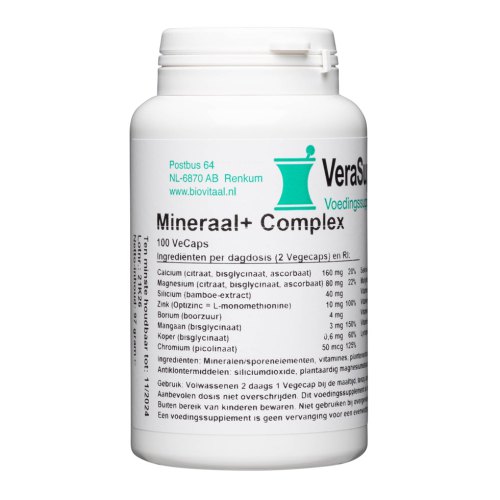 100 capsules VeraSupplements Mineraal+ Complex