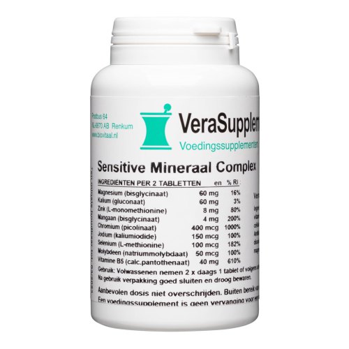 100 tabletten VeraSupplements Sensitive Mineraal Complex