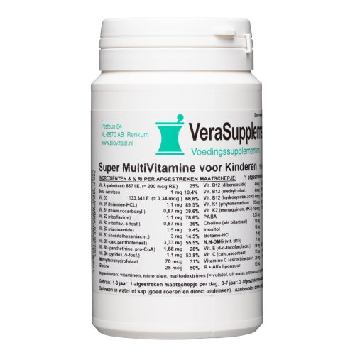 VeraSupplements Super MultiVitamine voor Kinderen (Aromavrij)