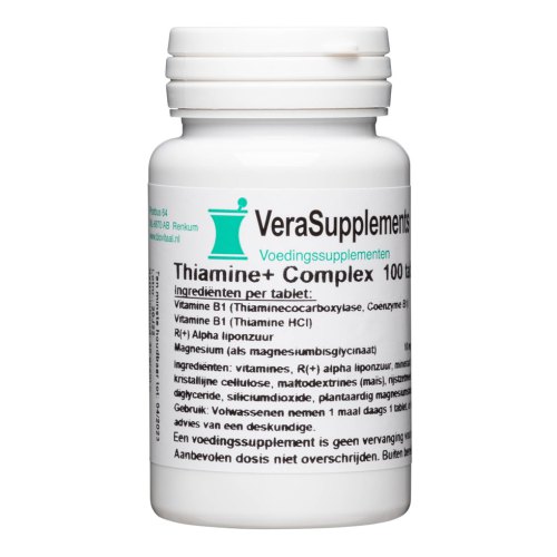 100 tabletten VeraSupplements Thiamine+ Complex