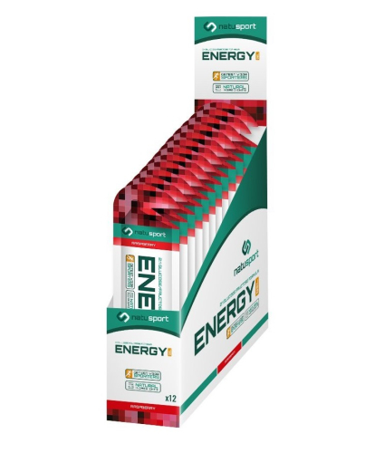 12 x 40 Gramm Natusport Energy Performance Gel Raspberry