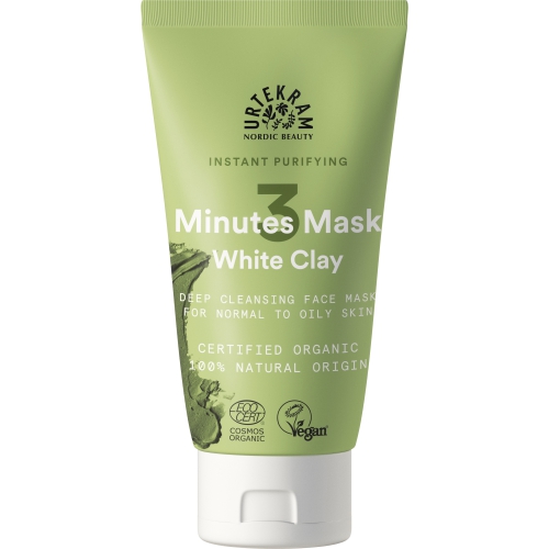 75 ml Urtekram Instant Purifying 3 Minutes Mask White Clay