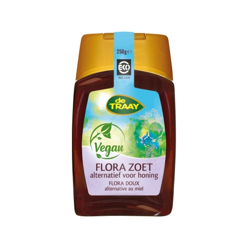 De Traay Flora Zoet Vegan Alternatief voor Honing Biologisch 250 Gramm