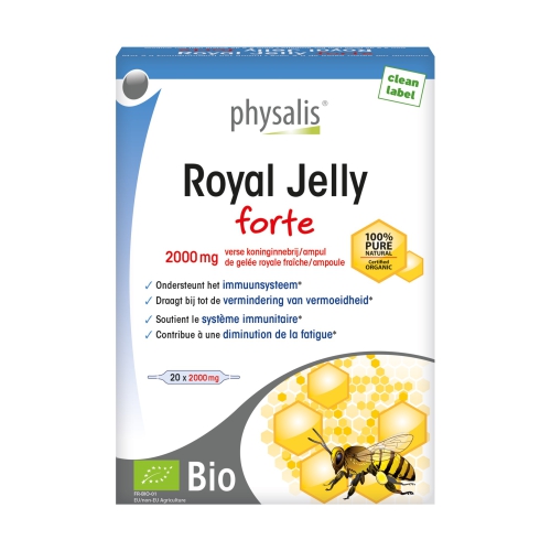 Physalis Royal Jelly Forte Biologisch 20 Ampulle