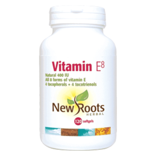 120 softgels New Roots Herbal Vitamine E8 400 IE