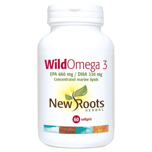 60 softgels New Roots Herbal Wild Omega 3